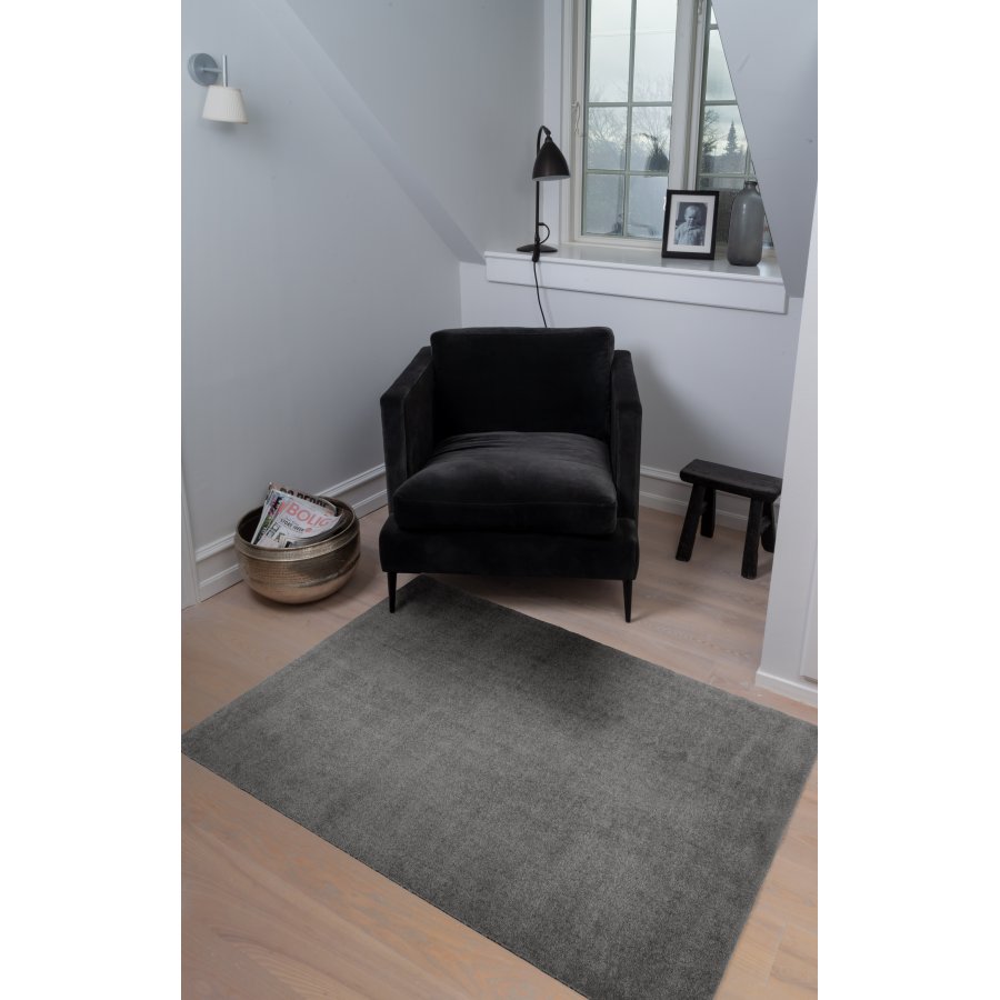 Tica Copenhagen Uni Color Smudsmtte 90x130 cm, Steelgrey
