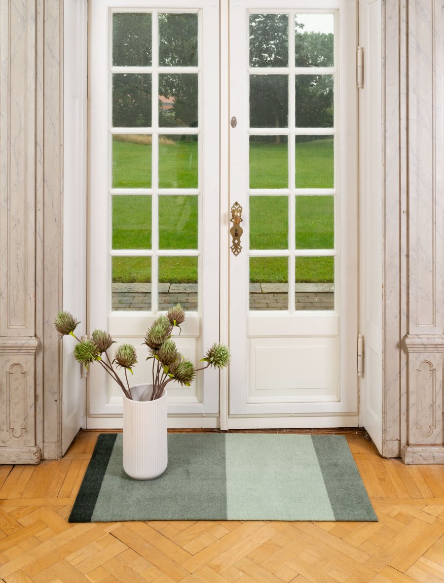 Tica Copenhagen Stripes Horisontal Gulvmtte 67x120 cm, Grn