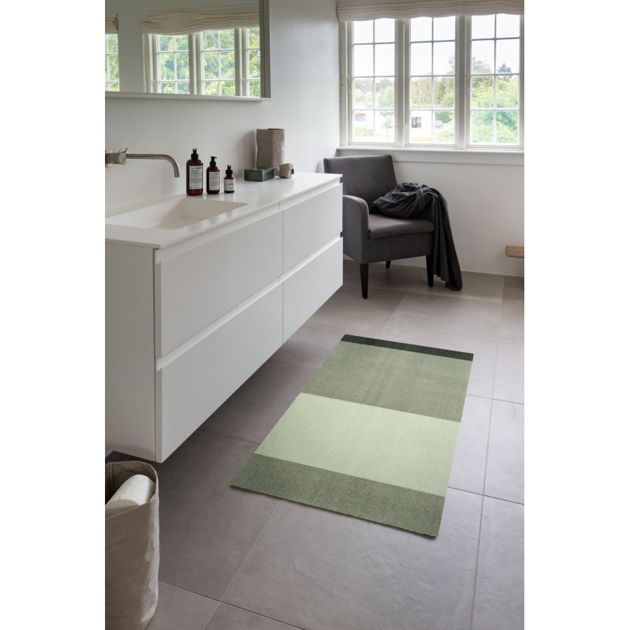 Tica Copenhagen Stripes Horisontal Gulvmtte 67x120 cm, Grn
