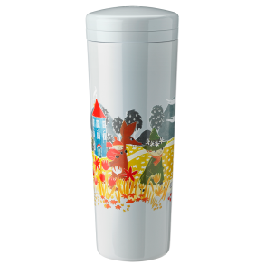 Stelton Carrie Mumin Thermoflasche 0,5 L, Moomin Sky