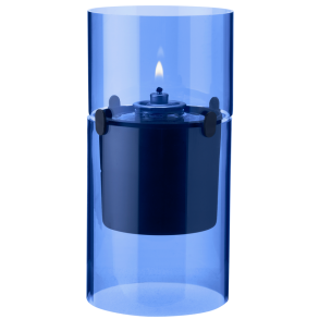 Stelton Lucie Hurricane Öllampe H7,5 cm, Azure