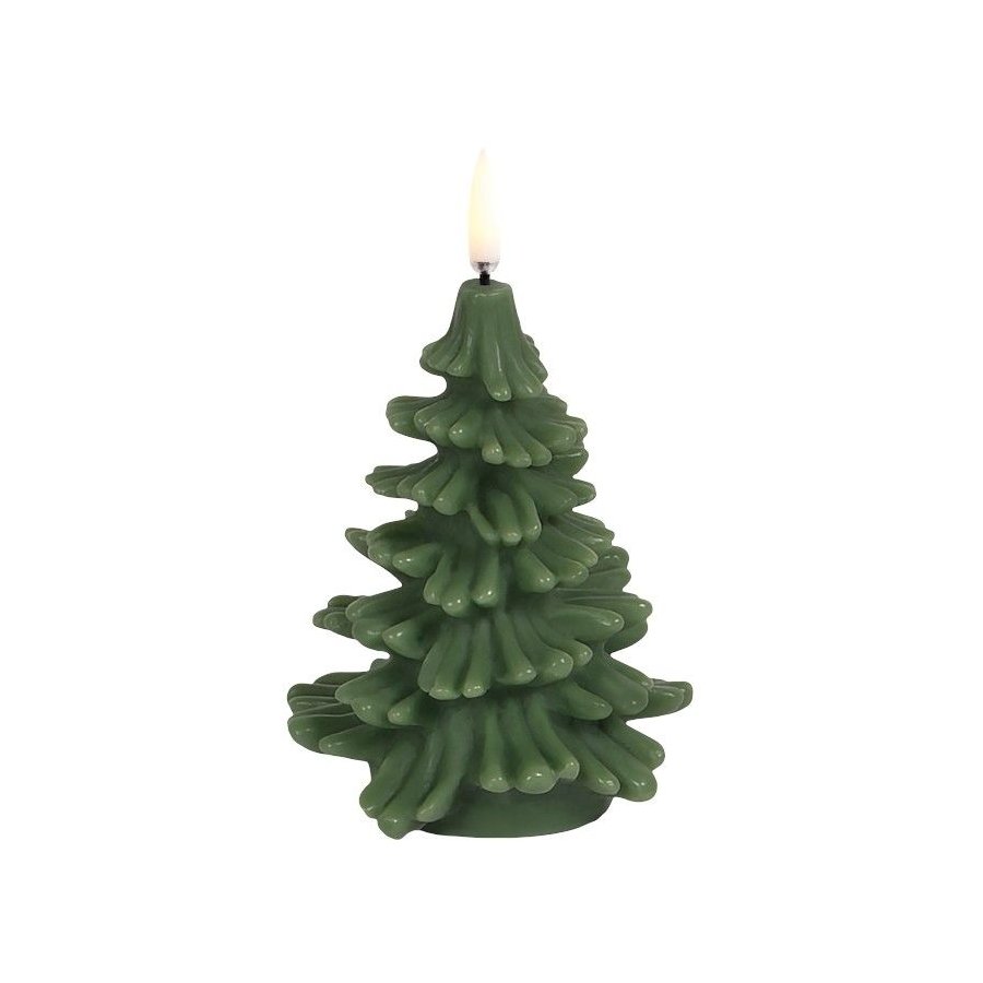 Uyuni Lighting Juletrslys LED 9xH12 cm, Olive Green