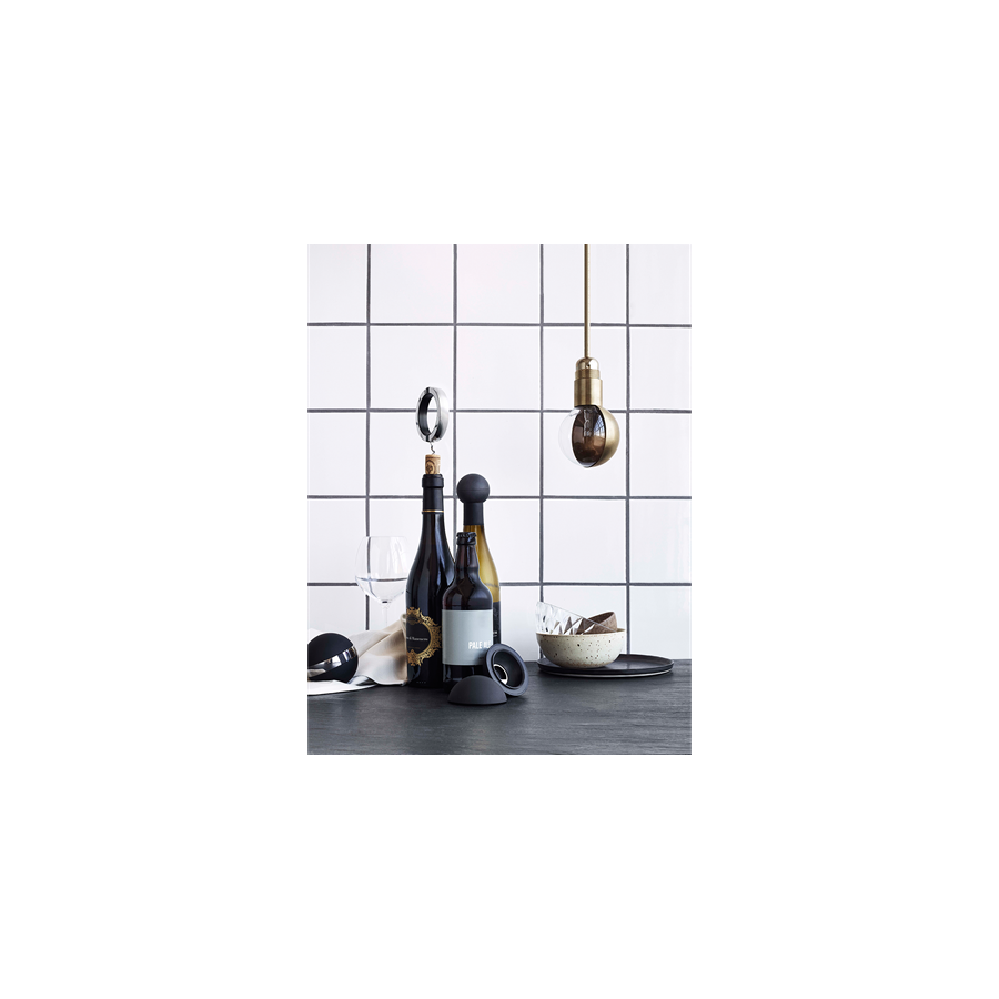 Rosendahl Vinkugle stl og sort design Eva Harlou