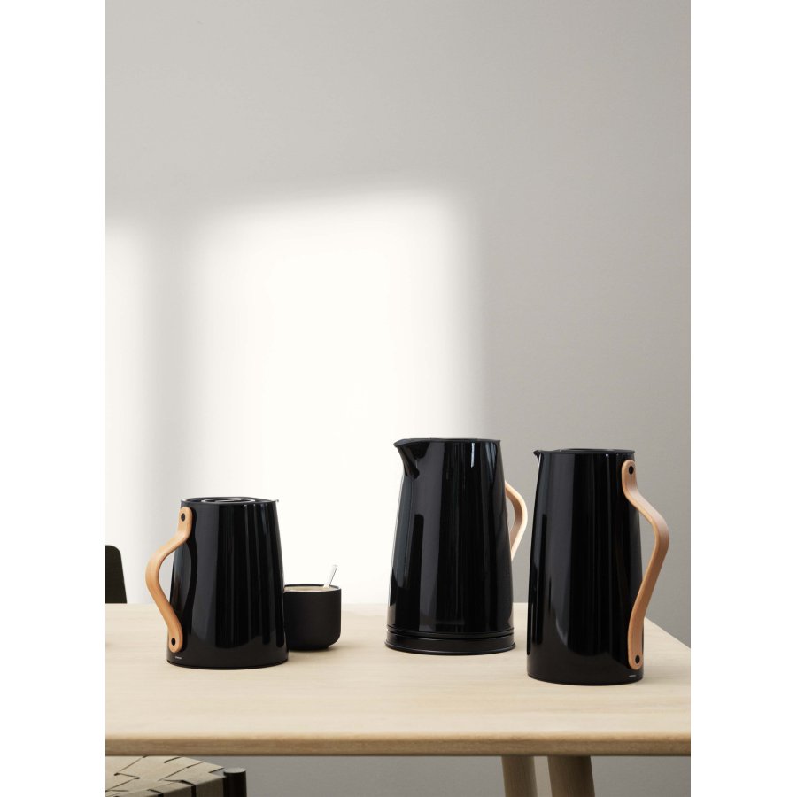 Stelton Emma Thermokanne Tee 1 L, Schwarz