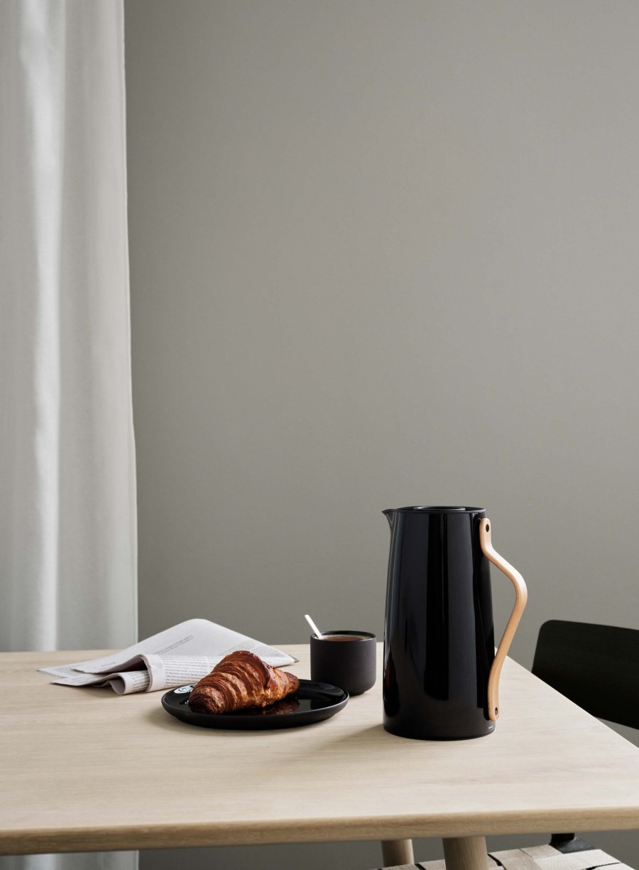 Stelton Emma Thermokanne Kaffee 1,2 L, Schwarz