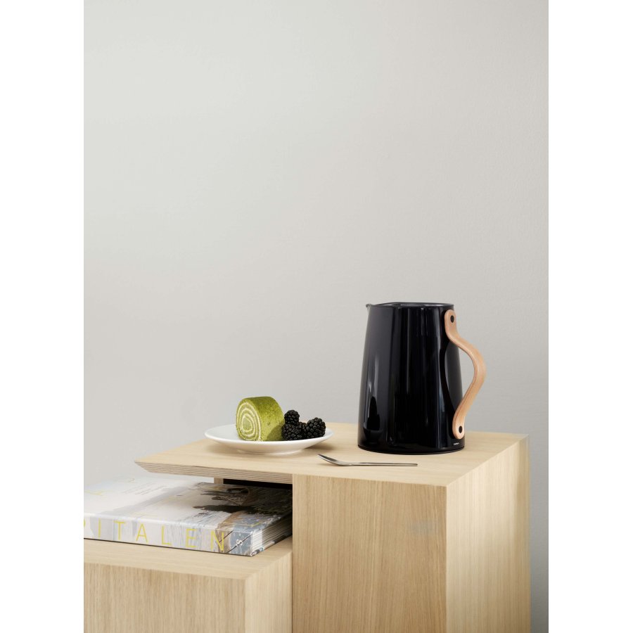 Stelton Emma Thermokanne Tee 1 L, Schwarz