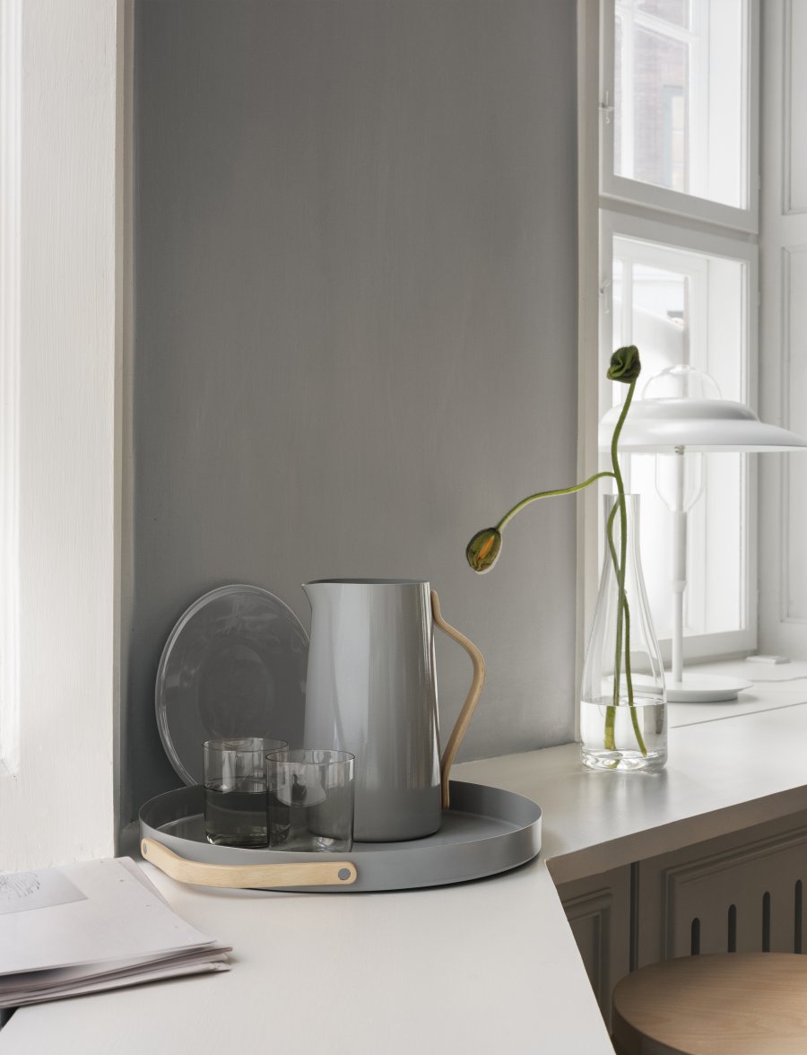 Stelton Emma Serviertablett 35 cm, Grau