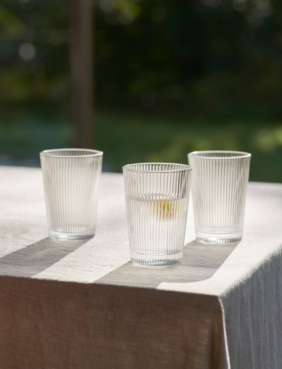 Stelton Pilastro Wasserglas 6er Set 0,24 L