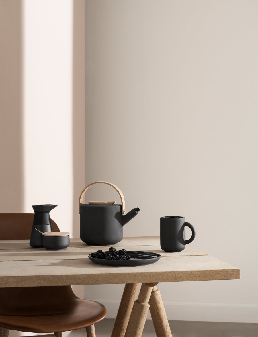 Stelton Theo Sukkerskl 9 cm, Sort