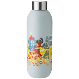 Stelton Keep Cool Drikkeflaske 0,75 L, Moomin Soft Sky