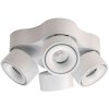 ANTIDARK Easy W4100 Quattro Spot mit Kabelloch LED 21,2 cm, Wei