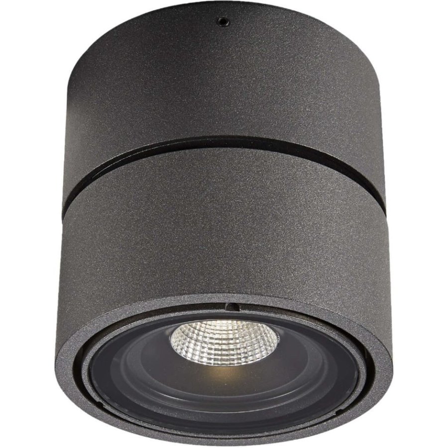 ANTIDARK Easy W100 Auenspot LED 10 cm, Schwarz