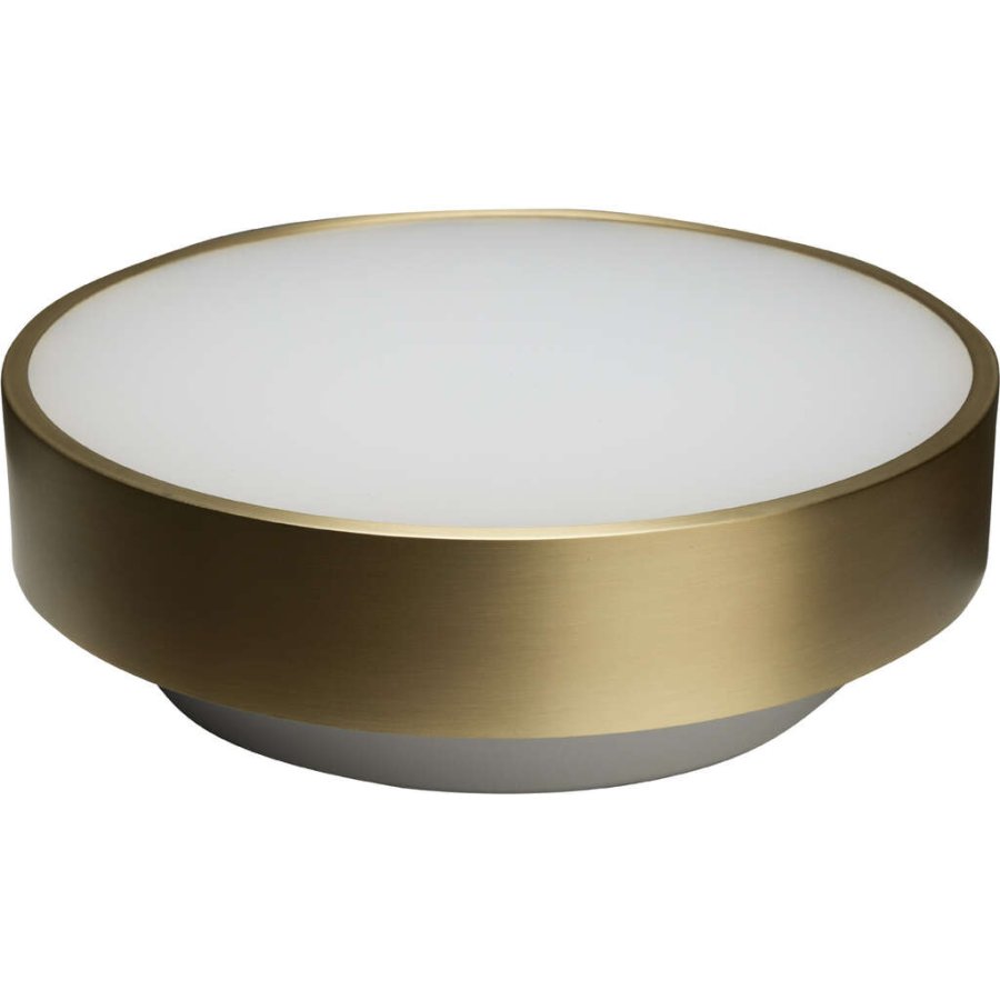 ANTIDARK Moon C260 Deckenleuchte LED 26 cm, Wei/Messing