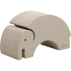 bObles Elefant S/37 cm, Sand Grey