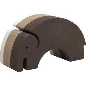 bObles Elefant M/45 cm, Sand Grey