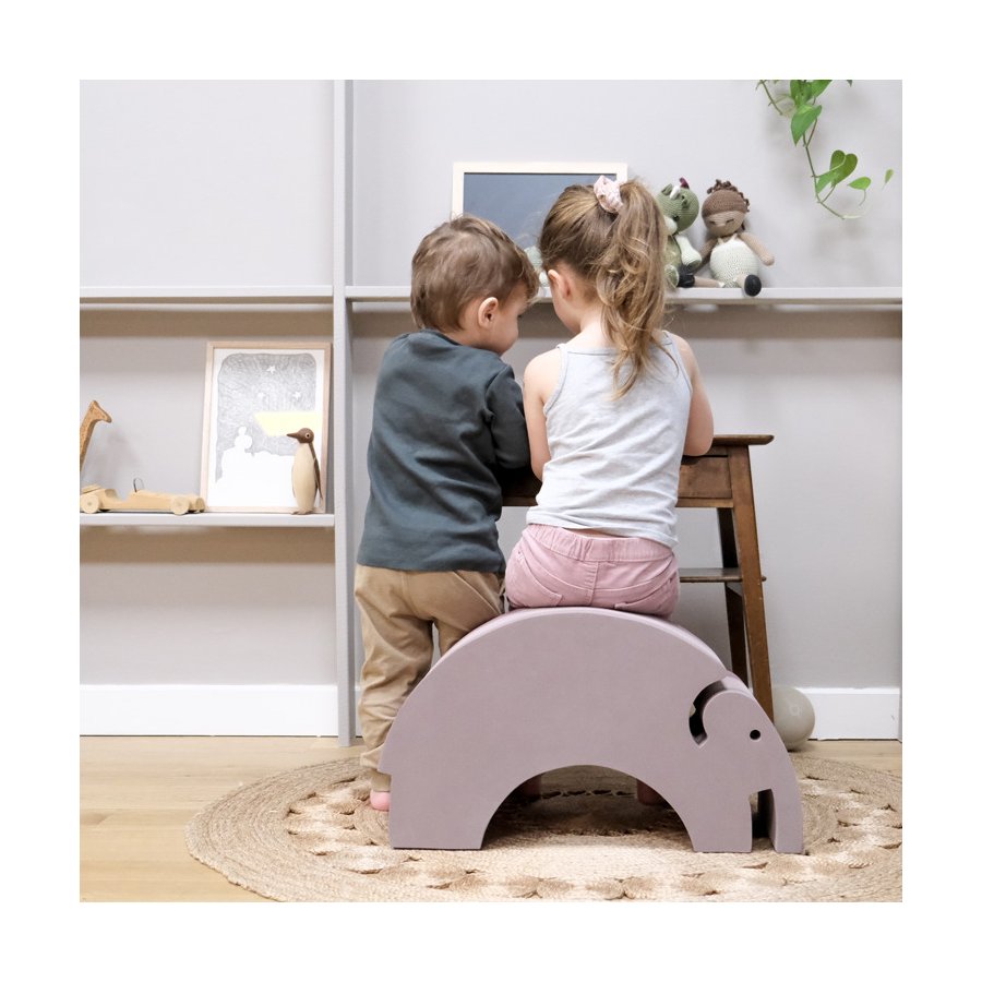 bObles Elefant L/55 cm, Sand Grey