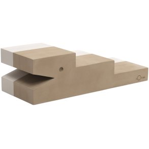 bObles Krokodille M/50 cm, Sand Grey