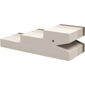 bObles Krokodille L/60 cm, Sand Grey