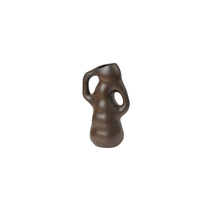 Broste Copenhagen Isolde Vase H35 cm, Antique Brown