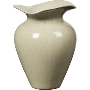 Broste Copenhagen Florentina Vase H22,5cm, Beige