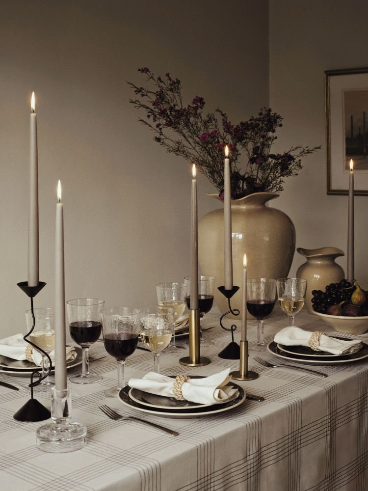 Broste Copenhagen Florentina Vase H44cm, Beige