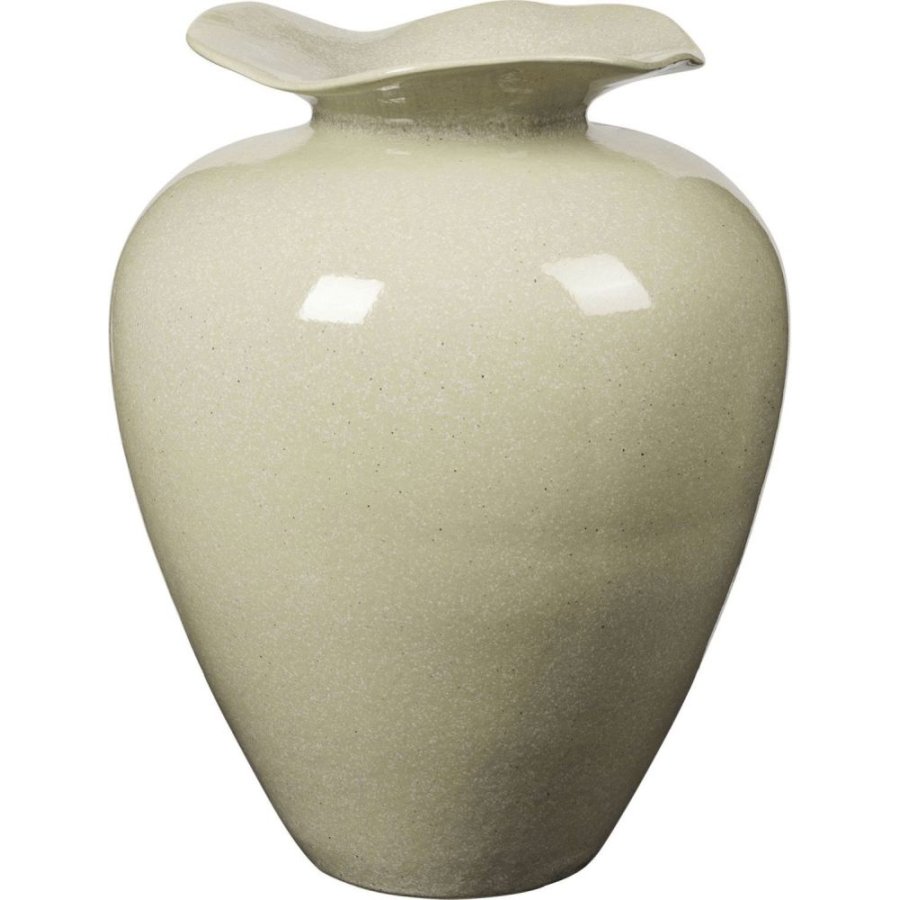 Broste Copenhagen Florentina Vase H44cm, Beige