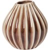 Broste Copenhagen Wide Vase H15 cm, Brun