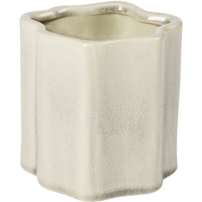 Broste Copenhagen Sonja Blumentopf H12cm, Grau