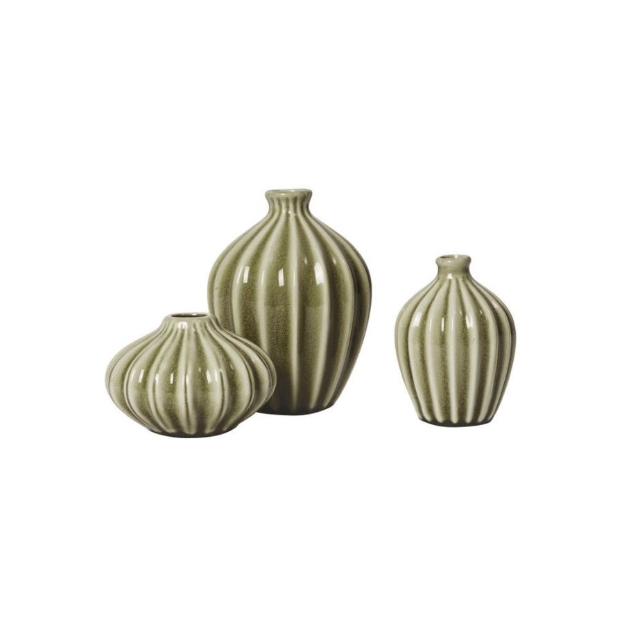 Broste Copenhagen Amalie Vase H15 cm, Gr�n