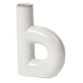 Broste Copenhagen Hector Vase H19 cm, Rainy Day Grey
