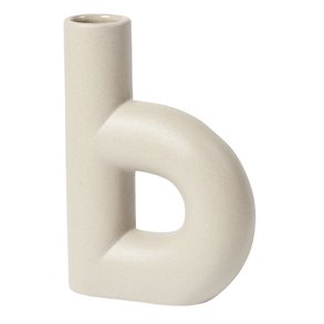 Broste Copenhagen Hector Vase H19 cm, Dove Grey