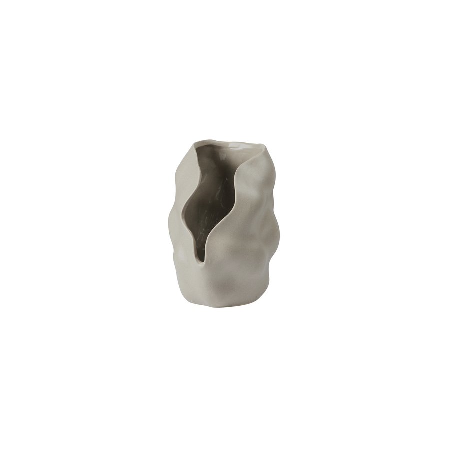 Broste Copenhagen Hekla Windlicht H24 cm, Dove Grey