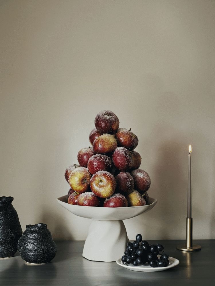 Broste Copenhagen Alma Vase H10cm, Schwarz