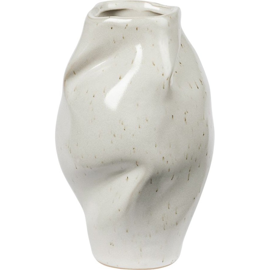Broste Copenhagen Susie Vase H14cm, Grau