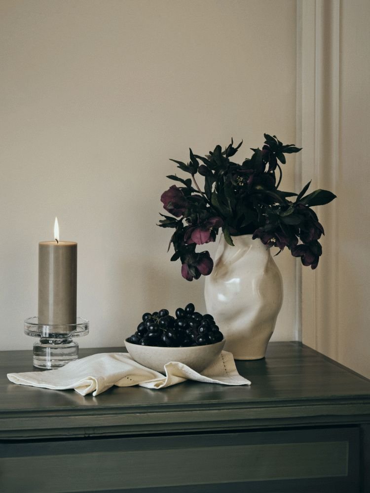 Broste Copenhagen Susie Vase H22cm, Grau