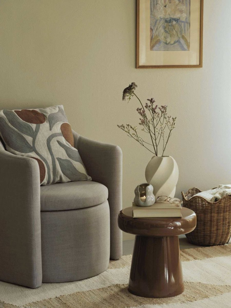 Broste Copenhagen Hekla Stumpenkerzenhalter H10 cm, Gr&uuml;n