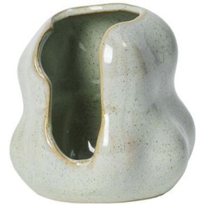 Broste Copenhagen Hekla Stumpenkerzenhalter H10 cm, Gr&uuml;n