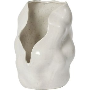 Broste Copenhagen Hekla Stumpenkerzenhalter H24 cm, Wei&szlig;