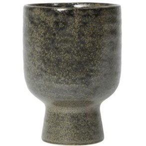 Broste Copenhagen Mika Vase H14,5 cm, Gr�n