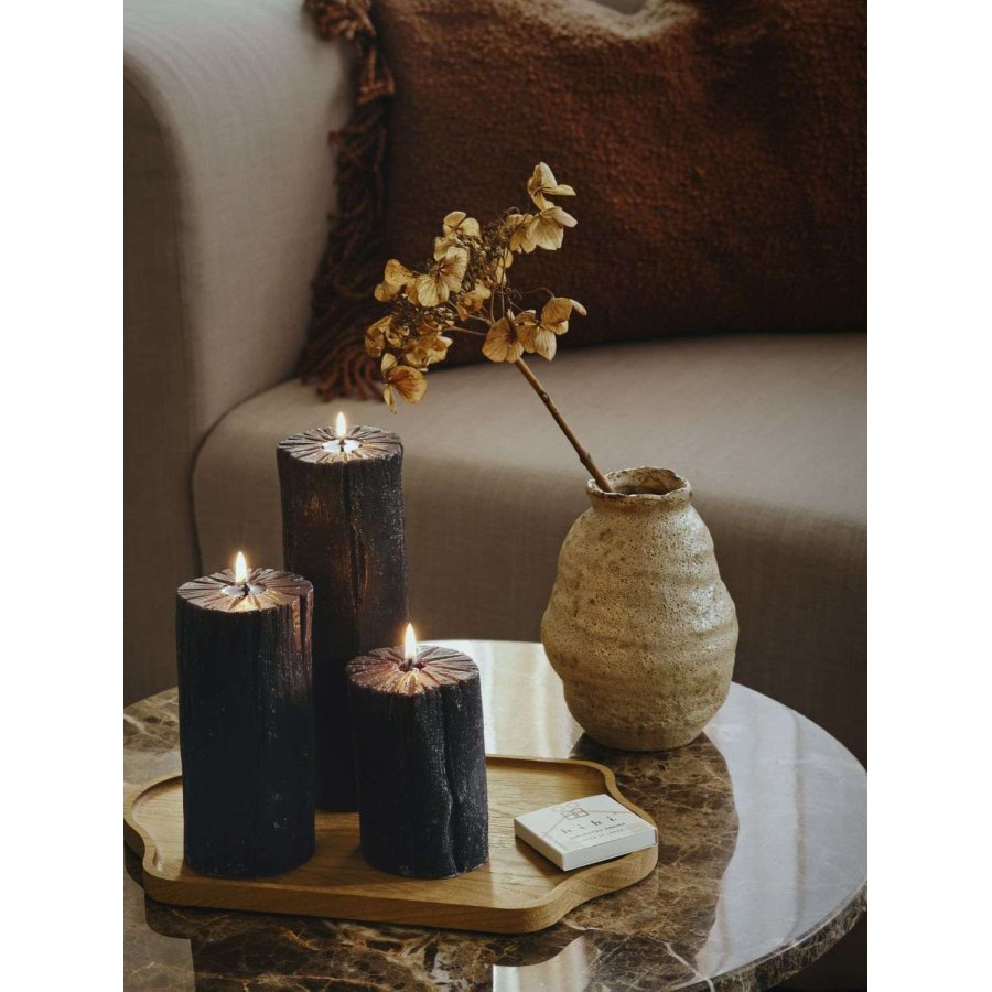 Broste Copenhagen Alma Vase H16 cm, Beige