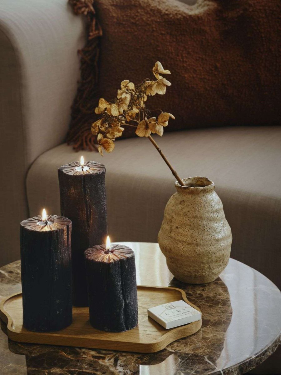 Broste Copenhagen Alma Vase H16 cm, Beige