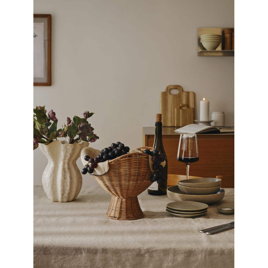 Broste Copenhagen Cori Vase H24 cm, Hvid