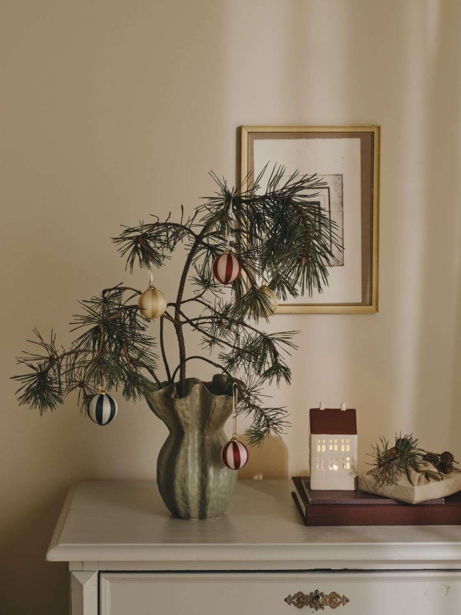 Broste Copenhagen Cori Vase H24 cm, Gr�n