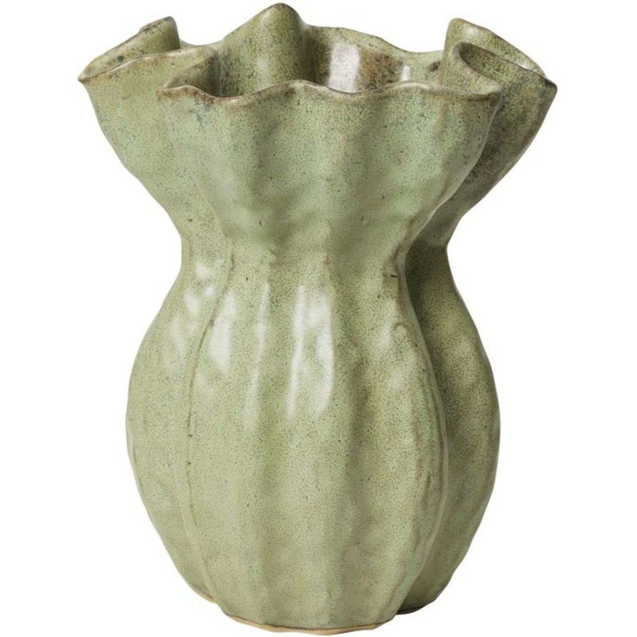 Broste Copenhagen Cori Vase H24 cm, Gr�n