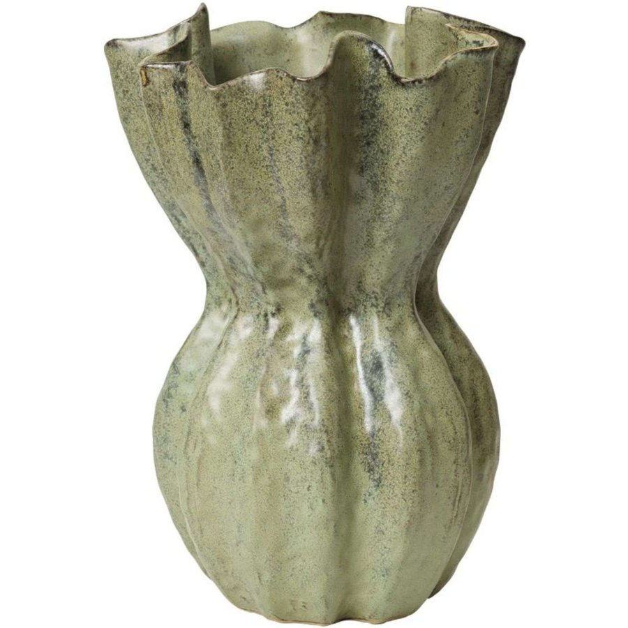 Broste Copenhagen Cori Vase H36 cm, Gr�n