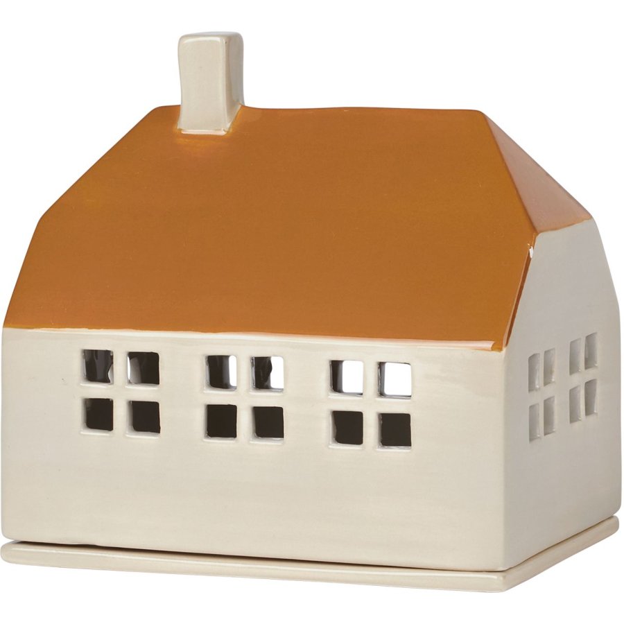 Broste Copenhagen Bo Lichthaus H14,5 cm, Golden Brown