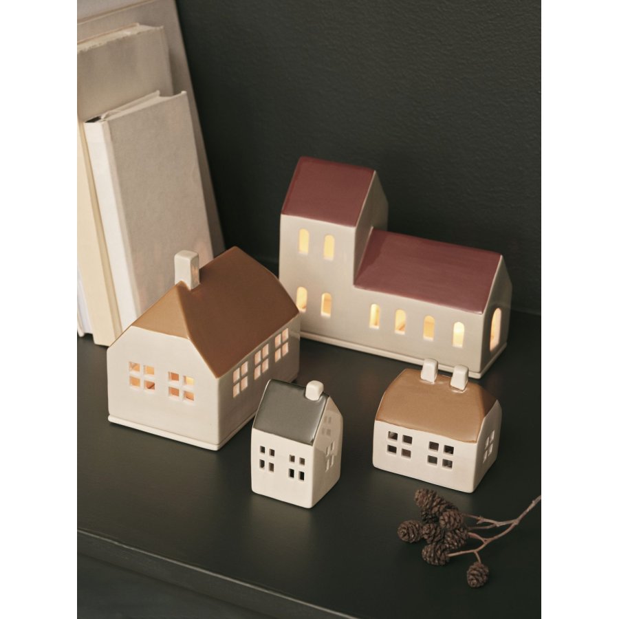 Broste Copenhagen Bo Lichthaus H16 cm, Smoked Paprika