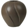 Broste Copenhagen Leda Vase H15 cm, Antique Brown