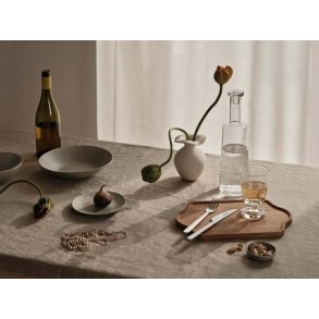 Broste Copenhagen Florentina Vase H14 cm, Off White