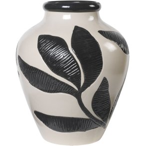 Broste Copenhagen Herbert Vase H40 cm, Schwarz